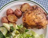 Foto del paso 5 de la receta: Muslos con papas al horno