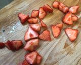 Φωτογραφία βήματος 8 της συνταγής Ricotta lemon coconut strawberry cake