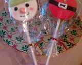 A picture of step 12 of Vickys Vanilla Butter Cookie Pops, GF DF EF SF NF.