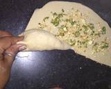 Green Garlic And Paneer Paratha recipe step 6 photo