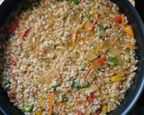 A picture of step 4 of Rice casserole with eggs.