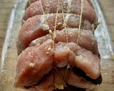 Foto del paso 1 de la receta: Lomo de cerdo relleno de cecina de León y queso La Peral