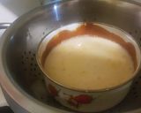 A picture of step 6 of Egg pudding (burnt suger!?).