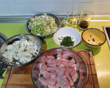 Foto del paso 1 de la receta: Pollo con puerros y vino blanco