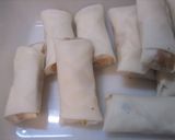 A picture of step 7 of Seriously Tasty Crispy Pork and Kimchi Spring Rolls.
