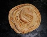 A picture of step 2 of Red chilli Lachha paratha.