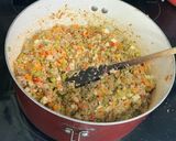 Foto del paso 9 de la receta: 👇🏻Tortitas de carne con verduras y dobladas de carne ⚠️⚠️ADVERTENCIA: Primero haz la receta de la salsa