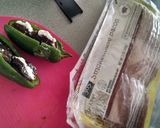 A picture of step 8 of Bacon wrapped stuffed jalapeños.
