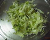 A picture of step 2 of Izakaya Style Shio-koji Salad with Pea Sprouts and Cabbage.