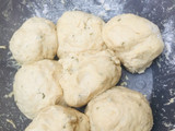 Parsley Naan bread