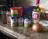 A picture of step 1 of Parmesan Risotto.