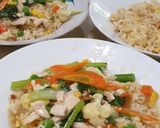 Foto langkah ke 6 dari resep Nasi Goreng Siram.
