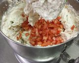 A picture of step 4 of BLT Cheese Spread.