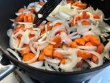 Curried sausages