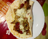 Foto del paso 3 de la receta: Fajitas de kebab de cerdo con salsa de yogur