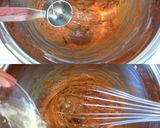 A picture of step 6 of Cherry and Chocolate No-Bake Cheesecake.
