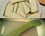 Foto del paso 1 de la receta: Calabacín con empanado crujiente