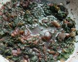 A picture of step 2 of Cheerai kanthari curry.