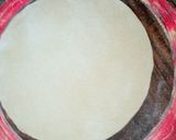 A picture of step 5 of Chapati/Roti.