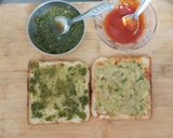 A picture of step 3 of Mixed Vegetable Sandwich.