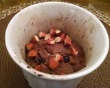 A picture of step 6 of Low-Carb Paleo Gluten-Free Chocolate Blueberry Cobbler.