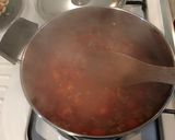 A picture of step 4 of Bucatini Puttanesca with Sausage.