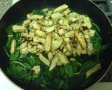 Mini Bow tie Chicken And Spinach Tossed In A Red Mushroom Sauce recipe step 6 photo