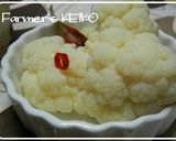 A picture of step 4 of [Farmhouse Recipe] Cauliflower Pickles.