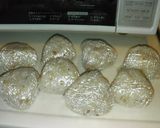 A picture of step 2 of Bonito Flake Rice Ball Bento.