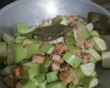 Foto langkah ke 2 dari resep Terong tempe masak santan.