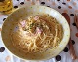 A picture of step 9 of Rich Pasta Carbonara with Milk and a Whole Egg.