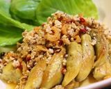 A picture of step 12 of Thai Style Grilled Eggplant Salad.