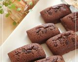 A picture of step 8 of Chocolate Financiers.