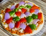 Pizza with readymade Pizzabase recipe step 4 photo