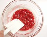 A picture of step 1 of Milky Strawberry Cupcakes.