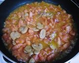 A picture of step 3 of Pork Sauté with Creamy Tomato Cheese Sauce.