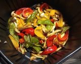 A picture of step 2 of Warm Chicken and Vegetable Salad (Air Fryer).
