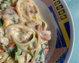 Foto langkah ke 5 dari resep 67. Pasta creamy with spinach.