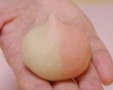 A picture of step 9 of Peach Nerikiri (Sweet Bean Paste Confections) - Easy Wagashi to Make for Dolls' Festival.