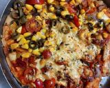 A picture of step 4 of Bread Yummy wheat Pizza in Pan.