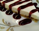 صورة لخطوة 5 من وصفة تشيز كيك بصوص الفراولة 🍓