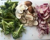 Foto del paso 2 de la receta Espaguetis fáciles con gambas