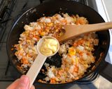 A picture of step 3 of Japanese Fried Rice.