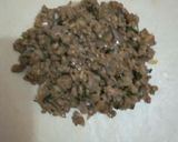 A picture of step 6 of Kheema chapati(minced meat chapati recipe).