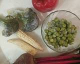 Pink rice / multiple of colored veggies recipe step 2 photo