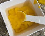 A picture of step 7 of Mango cheesecake.