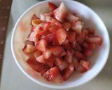 Hình bước làm 4 của món Crepe trà xanh