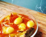 Foto langkah ke 4 dari resep Tumis Sarden Bombay Telur Puyuh #405²¹.