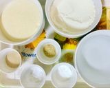 A picture of step 1 of MOROCCAN SEMOLINA PANCAKES (BAGHRIR).