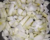 A picture of step 2 of Patatas Bravas 🥔🌶️.